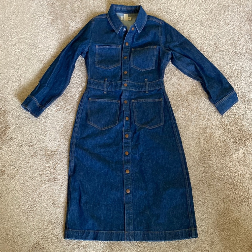 Madewell Denim Midi Dress